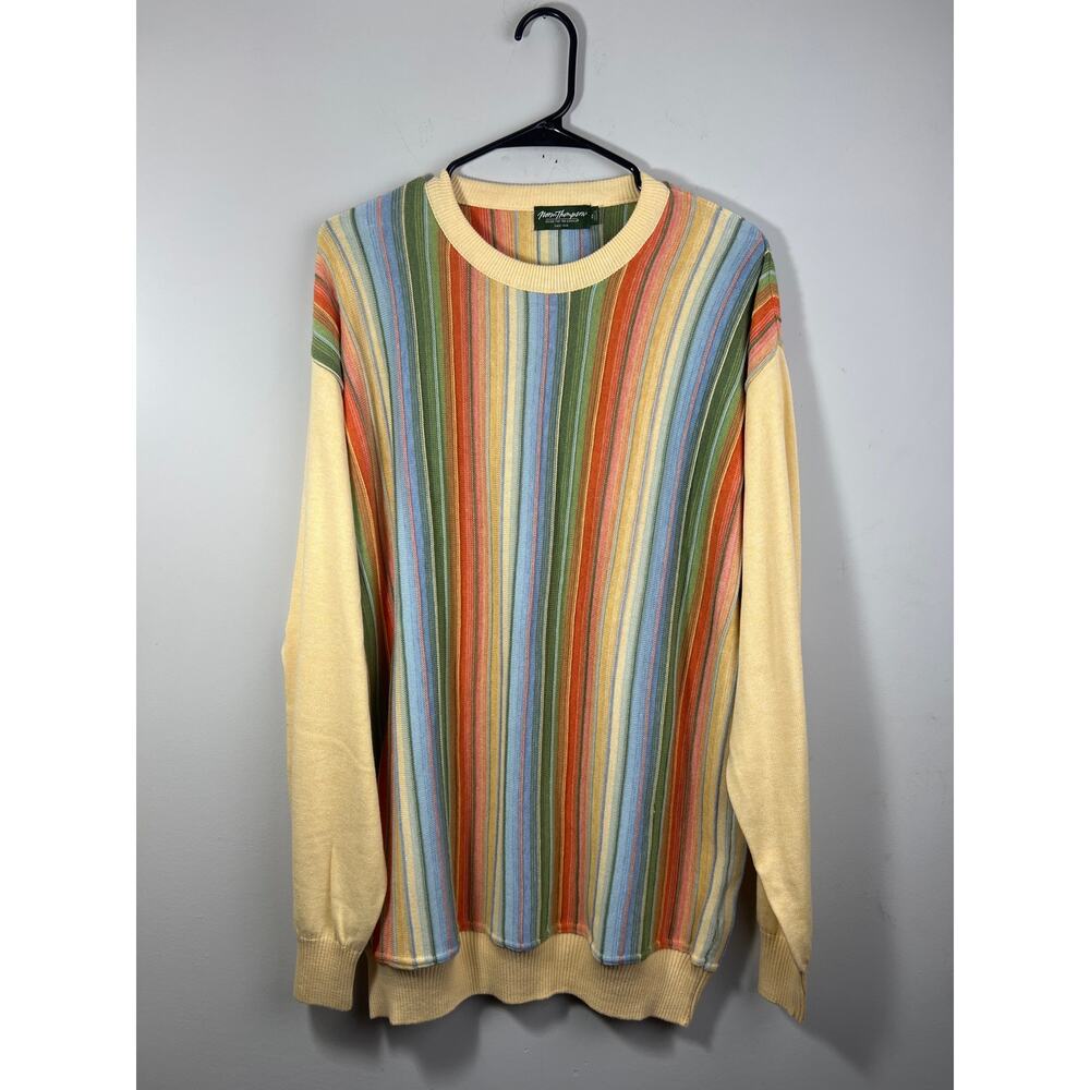 Vintage Norm Thompson "Escape From The Ordinary" XL Pullover Sweater Canada